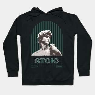 Migel Angel Stoic Statue Design Hoodie